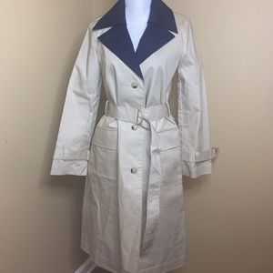 Tory Burch Classic Trench Coat with Detachable Collar - NWT!